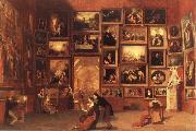 Samuel FB Morse Gallery of the Louvre oil